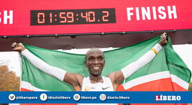 Revive el momento cuando Eliud Kipchoge logró el récord mundial de maratón [VÍDEO]