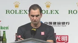 Federer y su molestia con periodista por pregunta tras su eliminación del Masters de Shanghai [VIDEO]