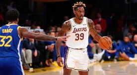 Lakers sin LeBron James derrotó 104-98 a Warriors en amistoso de NBA [VIDEO]