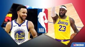 Warriors vs Lakers [Básquet EN VIVO] Amistoso de NBA con Curry y James