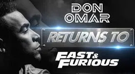¡Vuelve con todo! Don Omar anunció su regreso a ‘Rápidos y Furiosos 9’ [FOTO]