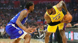 Clippers vs Lakers: LeBron James no pudo con Kawhi Leonard en el clásico de Los Ángeles [VIDEO]