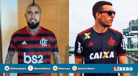 Vidal y Podolski muestran su apoyo al Flamengo para final de la Copa Libertadores 