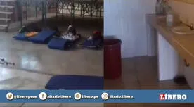 ¡INDIGNANTE! Paradeportistas de baloncesto duermen en condiciones infrahumanas en Campeonato Nacional [VIDEO] 