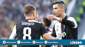 Aaron Ramsey se disculpa con Cristiano Ronaldo por robarle el gol