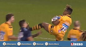 ¡A lo ‘Chiquito’ Flores! Violenta patada en pleno partido de Rugby se hace viral en redes sociales [VIDEO]
