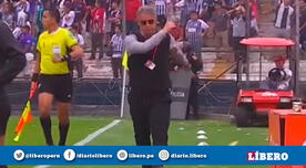 Alianza Lima vs Sport Huancayo EN VIVO: Bengoechea y su reacción tras el gol de Corrales [VIDEO]