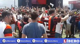 Hinchas de River y Flamengo se “enfrentaron” en los Domos Art de la Costa Verde [VIDEO]