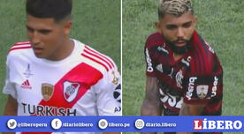 Gabriel Barbosa y Exequiel Palacios salieron expulsados en la Final Copa Libertadores 2019 [VIDEO]
