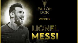 Lionel Messi ganó Balón de Oro 2019 y superó a Cristiano Ronaldo