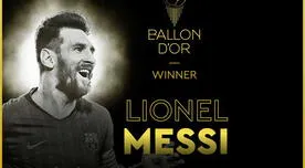 Balón de Oro 2019: Lionel Messi alcanzó su sexto trofeo y superó a Cristiano Ronaldo