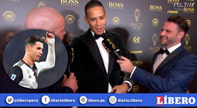 Virgil van Dijk sobre Cristiano Ronaldo: “¿Fue un rival por el Balón de Oro?” [VIDEO]