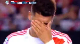 Exequiel Palacios jugó su último en el Monumental y se fue entre lágrimas tras ser expulsado [VIDEO]