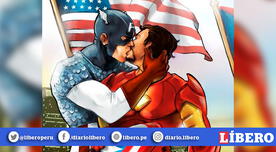 Marvel: Iron Man y Capitán América se besan en el comic [FOTO] 