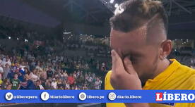 Nick Kyrgios lloró por las víctimas de los incendios en Australia durante la ATP Cup [VIDEO]