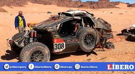 Dakar 2020: así quedó el coche de Khalid Al Qassimi tras sufrir un terrible accidente [VIDEO]