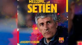 Barcelona confirmó a Quique Setién hasta el 2022 tras la salida de Ernesto Valverde
