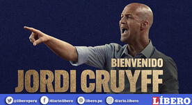 Jordi Cruyff fue presentado como nuevo DT de la Selección de Ecuador