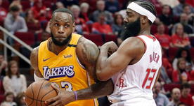 Lakers venció a los Houston Rockets por 124-115 en vibrante partido por la Conferencia Oeste de la NBA