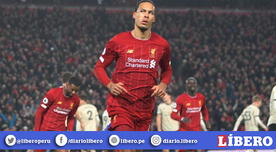 Liverpool vs Manchester United: Van Dijk y su sensacional cabezazo para abrir el marcador [VIDEO]