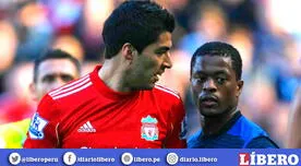Liverpool pidió disculpas a Patrice Evra después de 9 años por insulto de Luis Suárez