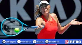 Maria Sharapova cayó en la primera ronda del Australian Open y evalua el retiro [VIDEO]