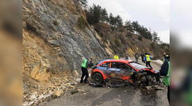 Brutal accidente en el Rally de Montecarlo conmociona al mundo del automovilismo [VIDEO]