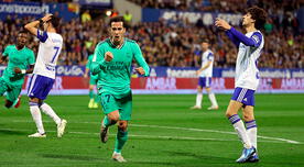 Real Madrid goleó 4-0 al Zaragoza y avanzó a cuartos de final de la Copa del Rey