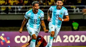 Argentina goleó 4-1 a Venezuela por el Preolímpico Sub-23