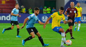 Uruguay y Brasil Sub-23 igualaron 1-1 por el Preolímpico de Tokio