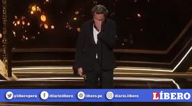Joaquin Phoenix lloró y dedicó galardón a su hermano fallecido [VIDEO]