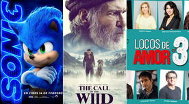 'Sonic', 'Llamado Salvaje' y 'Locos de Amor 3': Revisa la Cartelera de [HOY] y los próximos estrenos