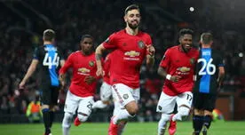  Manchester United venció por 5-0 al Brujas y clasificó a los octavos de final de la Europa League 
