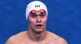 Suspenden a nadador chino acusado de "orinar violeta" en los últimos Juegos Olímpicos [VIDEO]