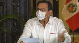 Martín Vizcarra luce mascarilla por primera vez en conferencia por el día 12 del estado de emergencia