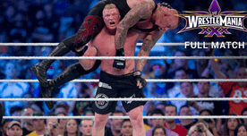 WWE subió a YouTube la pelea The Undertaker vs Brock Lesnar, que marcó la historia de WrestleMania