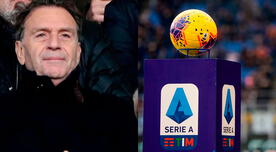 Club italiano amenaza con retirarse si se reanuda la Serie A