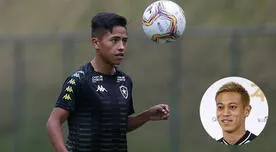 Alexander Lecaros y el consejo que recibió por parte del japonés Keisuke Honda en Botafogo