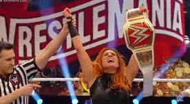 Wrestlemania 36 EN VIVO: Becky Lynch venció a Shayna Baszler y retuvo su título femenino de RAW [VIDEO]