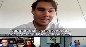 Rafael Nadal sorprende a pacientes de COVID-19 con una videollamada [VIDEO] 