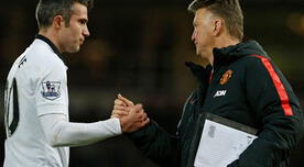 Van Persie recuerda cómo Van Gaal lo "botó" de Manchester United