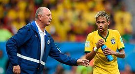 Scolari y su recomendación a Neymar: "Vuelve, ve a Barcelona"