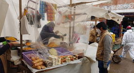 Coronavirus: Mercados en Pasco muestran su gran forma de prevenir contagio al vender [FOTOS]