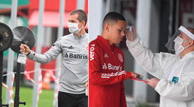 Inter de Porto Alegre volvió a los entrenamientos tras pasar pruebas médicas