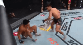 Henry Cejudo y el potente golpe a Dominick Cruz para retener el título mundial y con el que se "retira" de UFC