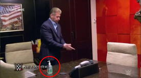 Vince McMahon aparece en Money in the Bank y alecciona a todos: se desinfecta con alcohol [VIDEO]