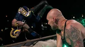 WWE: Rey Mysterio y Aleister Black fueron lanzados desde la azotea en Money in the Bank 2020