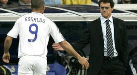 Fabio Capello: "Ronaldo fue el que más problemas me creó en el vestuario. Hacía fiestas"