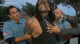 WWE: Jeff Hardy es detenido por atropellar a Elias en el inicio de SmackDown [VIDEO]