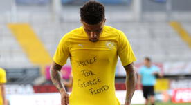 Jadon Sancho pidió justicia para George Floyd en victoria del Borussia Dortmund [VIDEO]